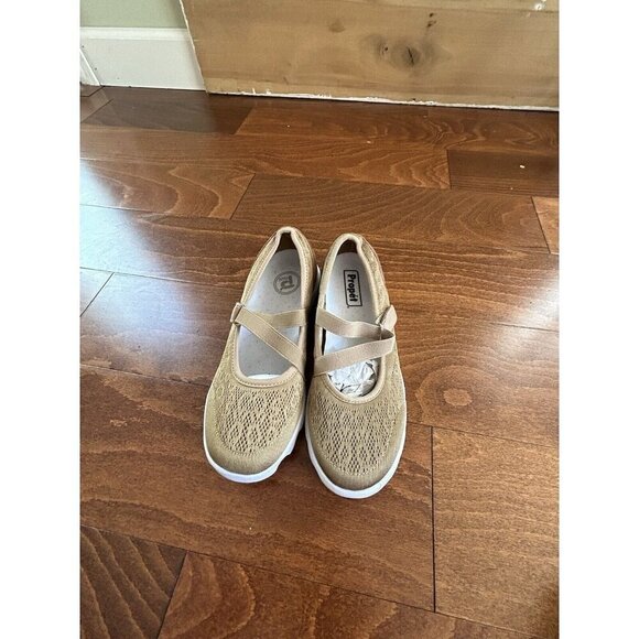 Propet Womens Travelactiv Mary Jane Flats Honey Gold Smooth NEW US 6.5 M - Picture 3 of 6